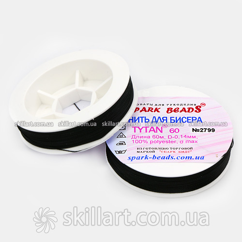 Нитки для бисера Tytan 60Е Spark Beads (60м), 2799